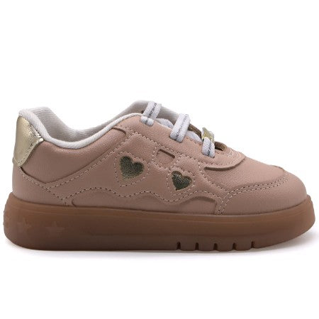 BR Baby Girl Pink Fun-Lights Sneakers