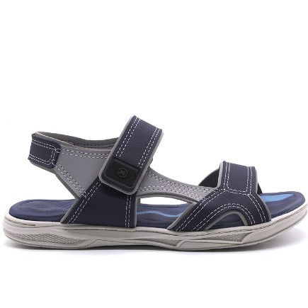 BR Boys Navy and Grey Sport Sandals