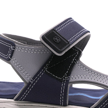 BR Boys Navy and Grey Sport Sandals