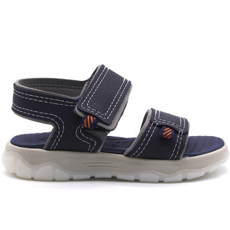 BR Baby Boys Navy Fun Lights Sport Sandals
