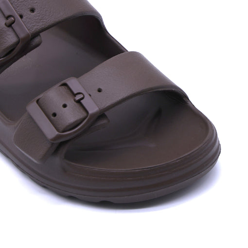 BR Brown Lightweight Dbl Strap Slides