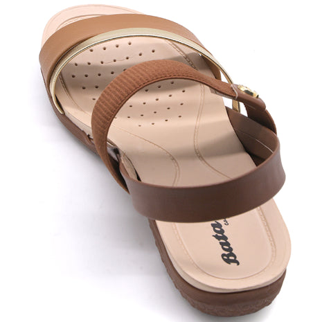 BR Dry Tech Brown & Gold Sandals