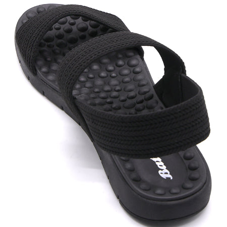 BR Reflex Tech Black Knit Sandal