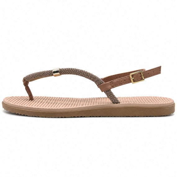 BR Nude Sparkle Sandals