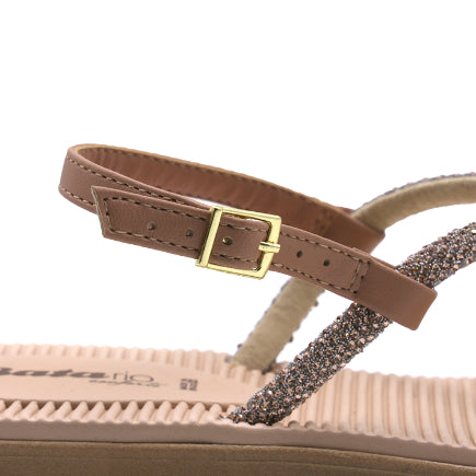 BR Nude Sparkle Sandals