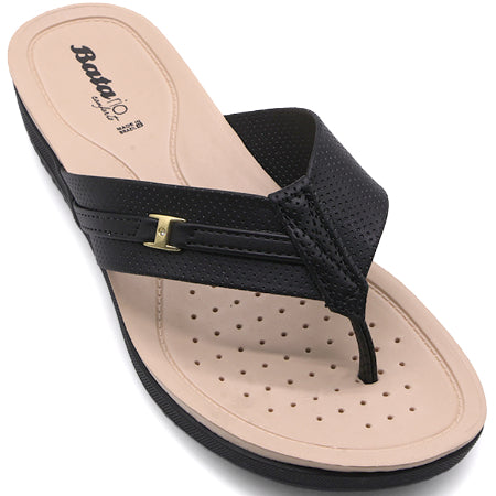 BR Dry Tech Black Thong Slides