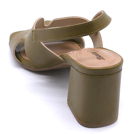 BR Green Cutout Sandal