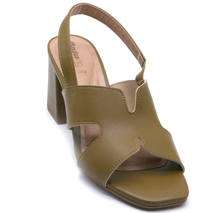 BR Green Cutout Sandal