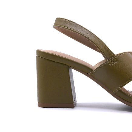 BR Green Cutout Sandal