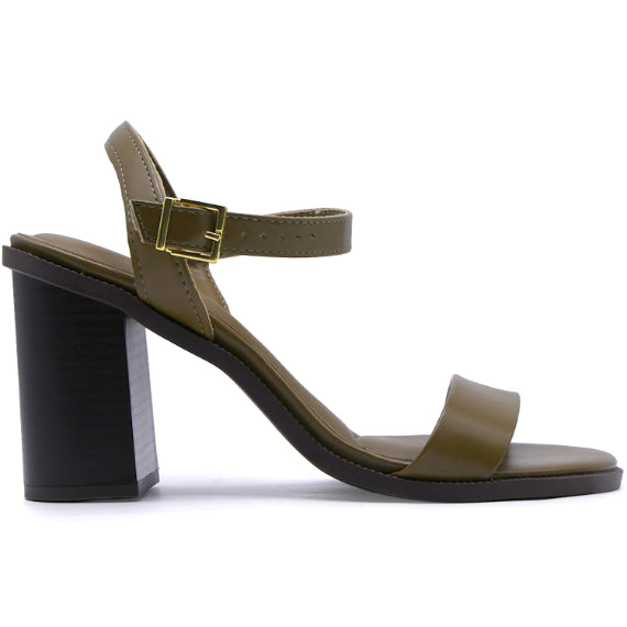 BR Green Minimalist Block Heels