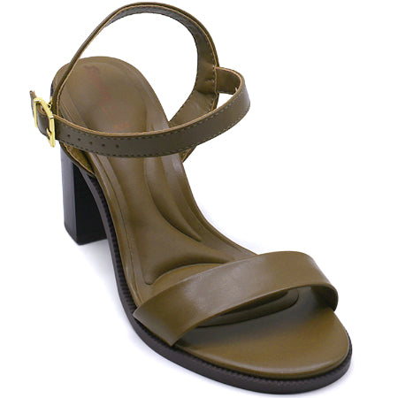 BR Green Minimalist Block Heels