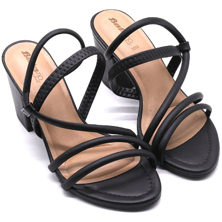 BR Black Strappy Sandals