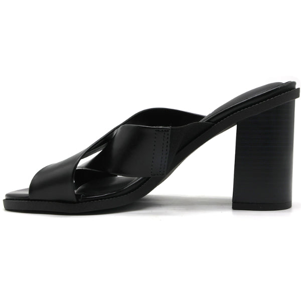 BR Black Crossover Block Mules