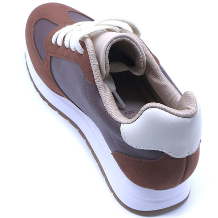 BR Brown Retro Sneakers