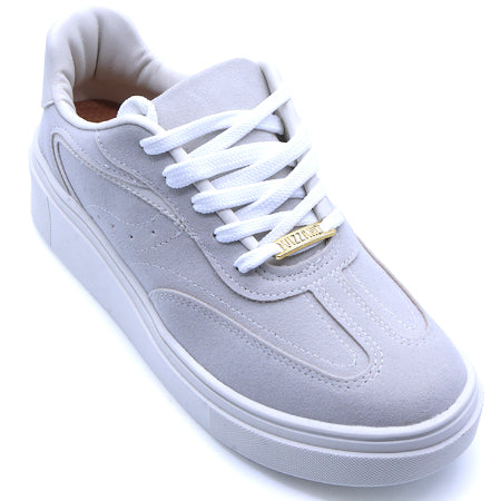 BR Greige Suede Sneakers