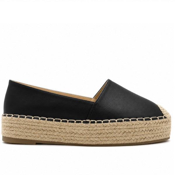 Black Chunky Espadrilles