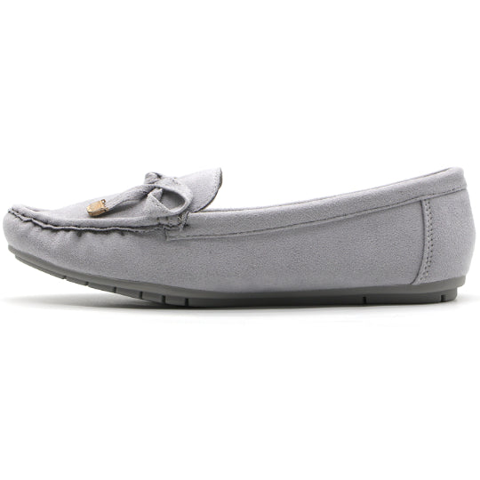 Grey Ultra-Flex Moccasin