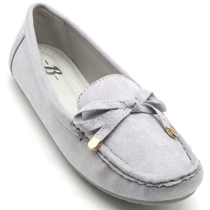 Grey Ultra-Flex Moccasin