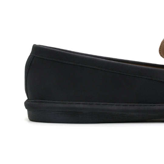 Black Soft-Step Horsebit Moccasin