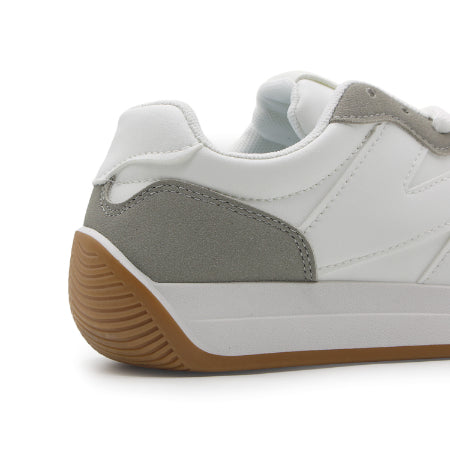 White Retro Side-Stripe Runner – view 6