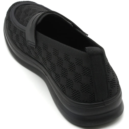 Black Knit Penny Slip-On – view 4