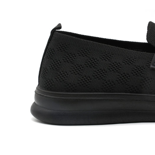 Black Knit Penny Slip-On – view 6