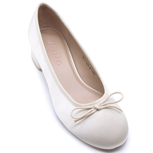 Gold Satin Pumps – view 5