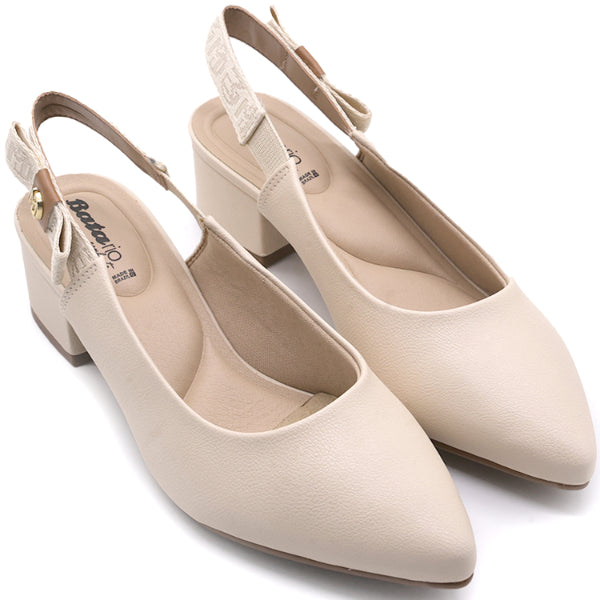 BR Beige Pointed Slingbacks – view 2