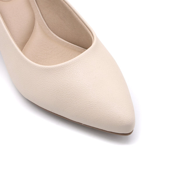 BR Beige Pointed Slingbacks – view 7