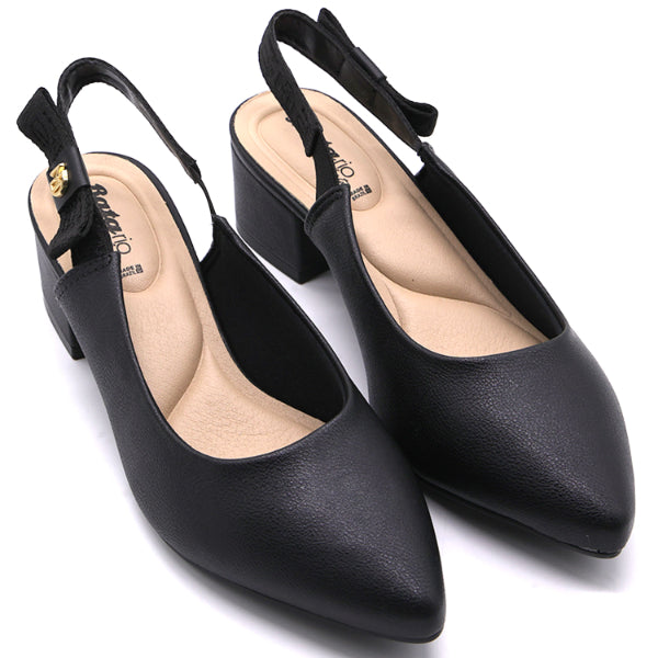 BR Black Pointed Slingbacks – view 2