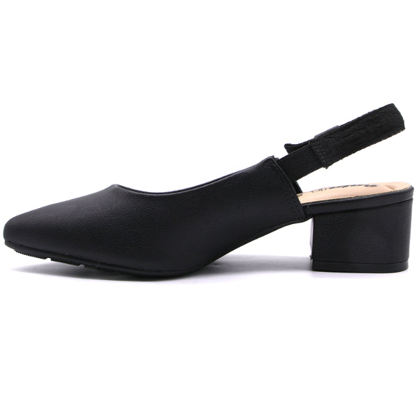 BR Black Pointed Slingbacks – view 3