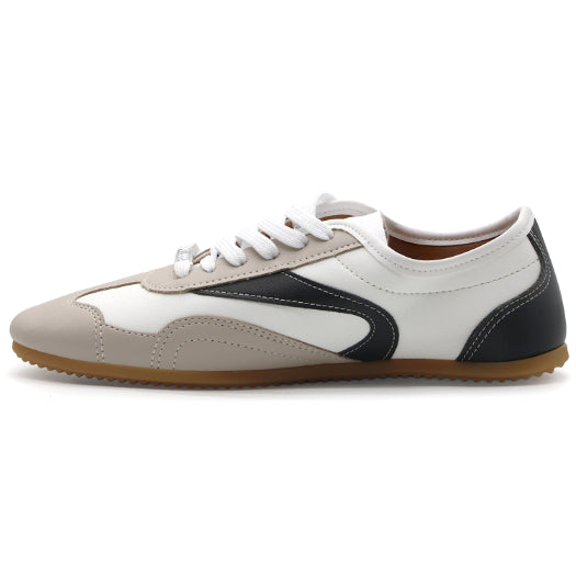 BR White Slim Panelled Sneakers – view 2
