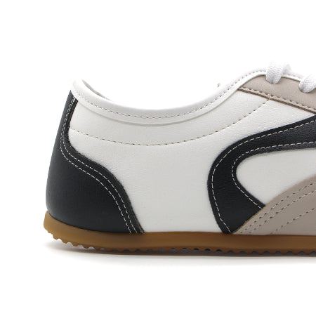 BR White Slim Panelled Sneakers – view 5