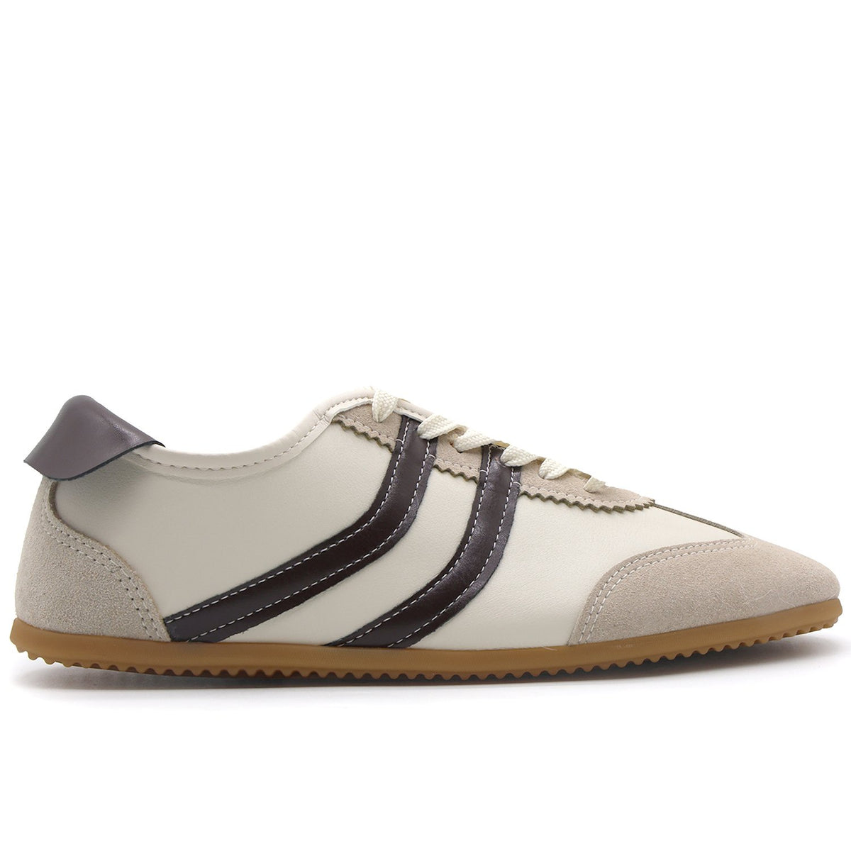 BR Cream Slim Stripe Sneakers