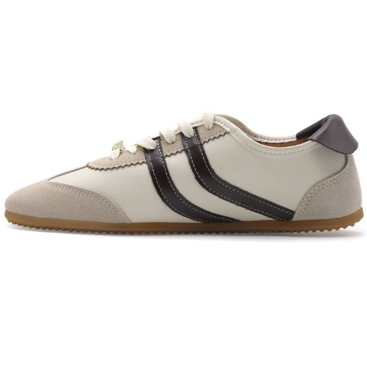 BR Cream Slim Stripe Sneakers – view 3
