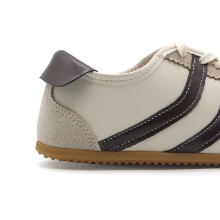 BR Cream Slim Stripe Sneakers – view 6