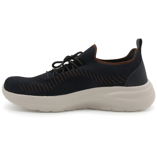 BR Soft Plus Black Knit Sneakers – view 3