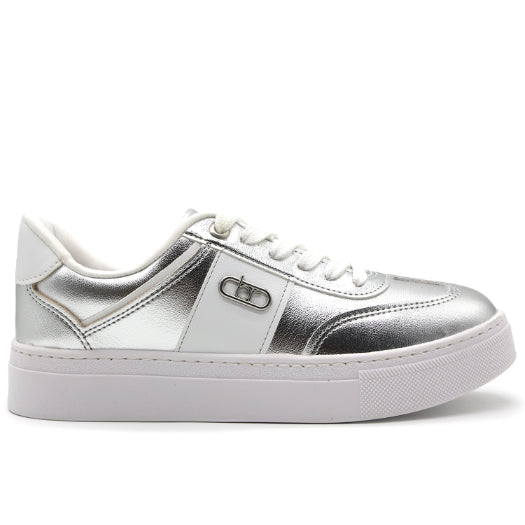 BR Silver Platform Sneakers – view 1
