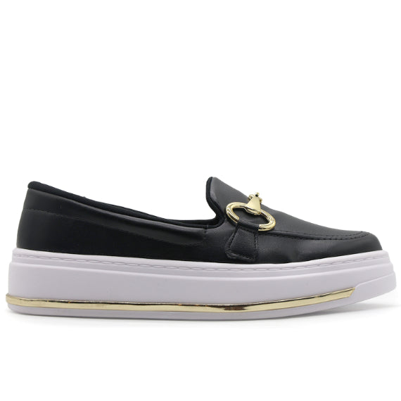 BR Black Bit Loafer Sneakers – view 1