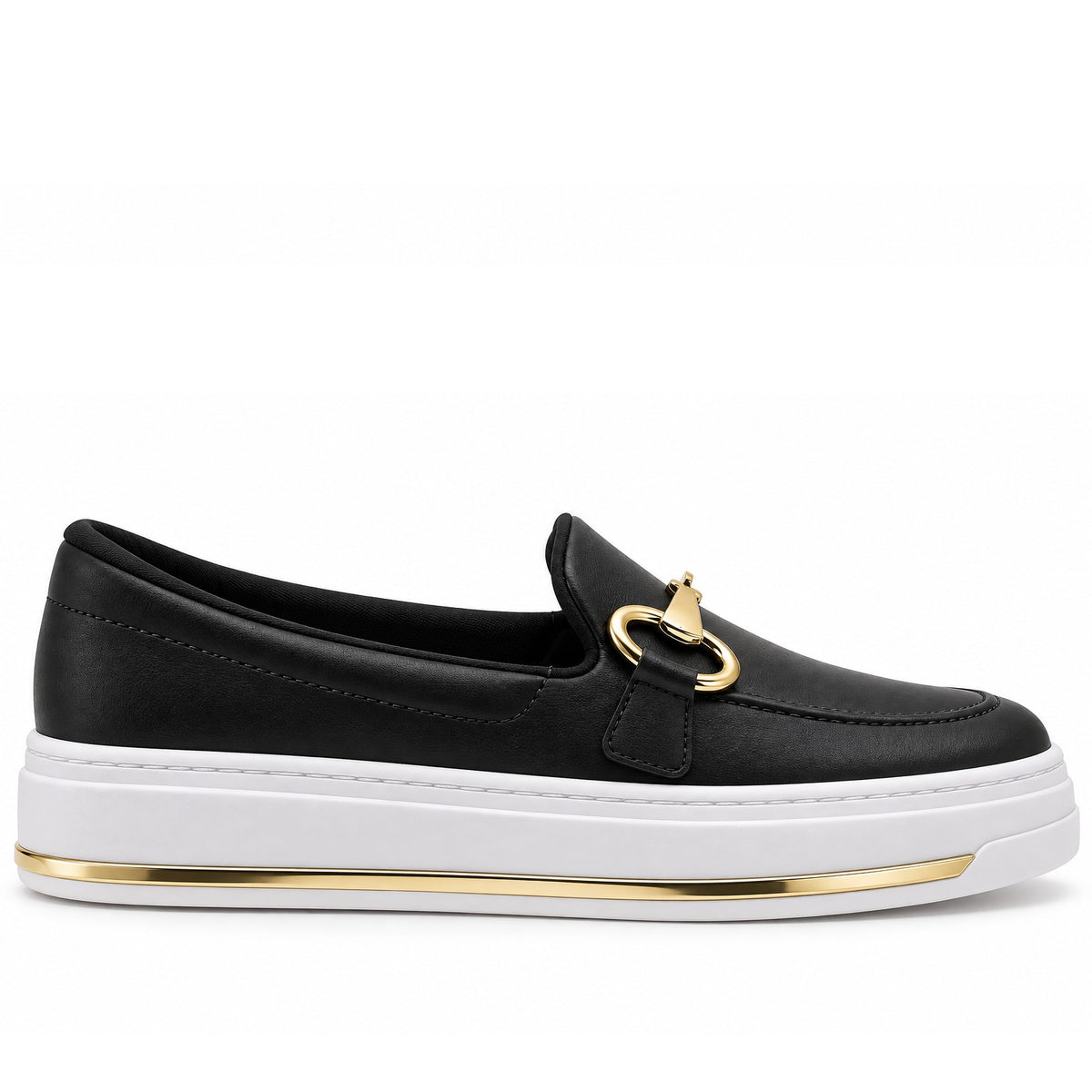BR Black Bit Loafer Sneakers