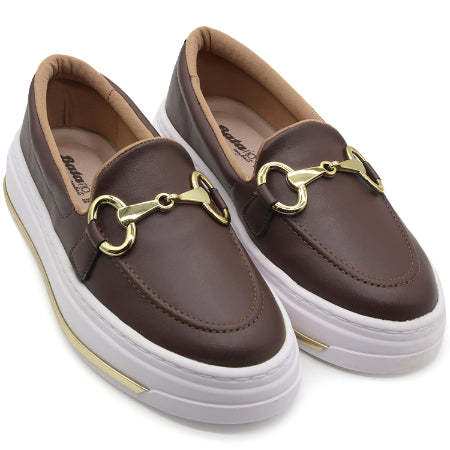 BR Brown Bit Loafer Sneakers – view 2