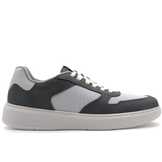 BR White Grey Mesh Sneakers
