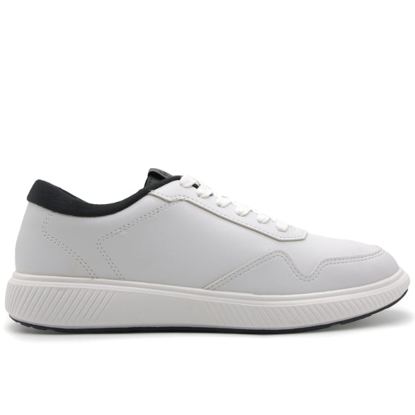 BR White Contrast Sneakers