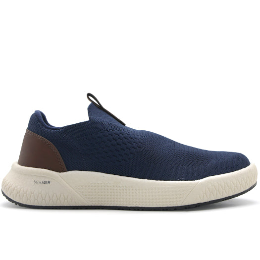 BR Lightfoam Navy Knit Slip-Ons