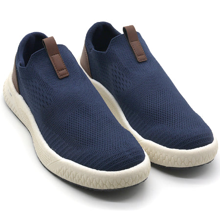 BR Lightfoam Navy Knit Slip-Ons – view 2