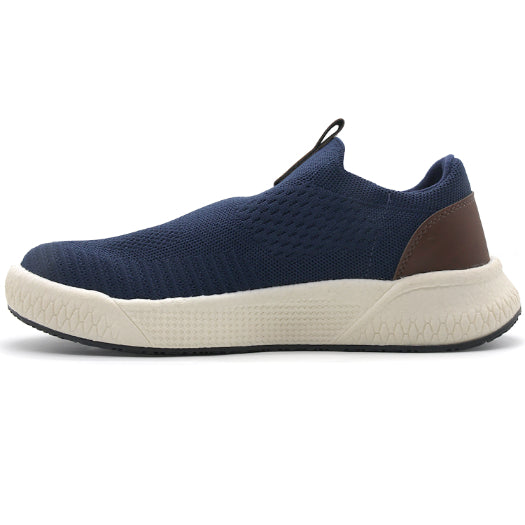 BR Lightfoam Navy Knit Slip-Ons – view 3