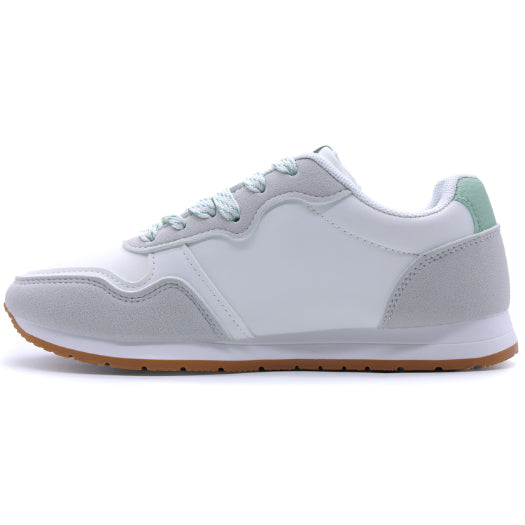 North Star Soul White & Mint Sneakers