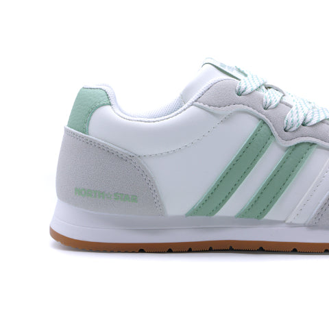 North Star Soul White & Mint Sneakers