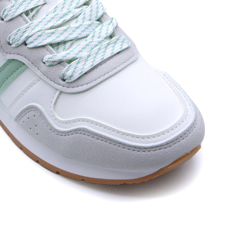 North Star Soul White & Mint Sneakers