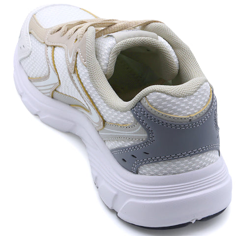 Youth Fountain Beige & Grey Sneakers